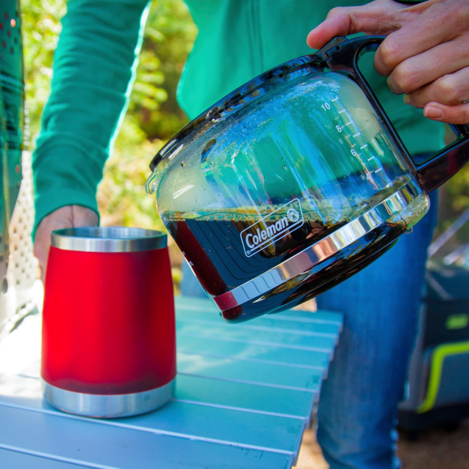 Coleman QuikPot Portable Propane Coffee Maker for Camping & Travel