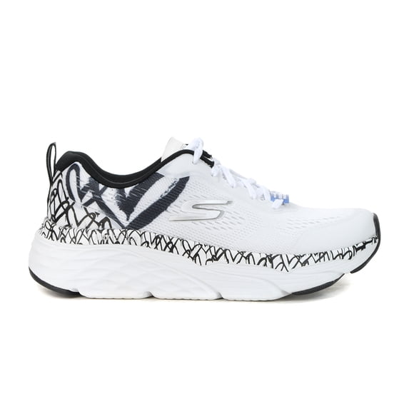 Skechers Women's Max Cushioning Elite - Forever Loving White/Black Running Shoes<span> - </span>5.5