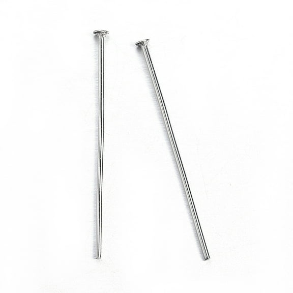 500 pc 304 Stainless Steel Flat Head Pins Stainless Steel Color 18x0.6mm Head: 1.4mm