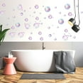 thumbnail image 7 of XD4-2 Sheets Bubble Wall Decals, Colorful Bubbles Wall Stickers Cutouts Ocean Bubble Wall Stickers Under The Sea Birthday Party Decorations for Kids Room Bathroom Wall Mermaid Theme*04, 7 of 7
