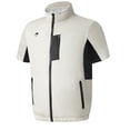 thumbnail image 2 of Men's Big & Tall Short Sleeve Zip Up Cycling Jacket, Mock Neck Performance Utility Work Vest, Color Block Outdoor Activewear Top with Zipper Pockets for Hiking, Running & Fitness, 2 of 7