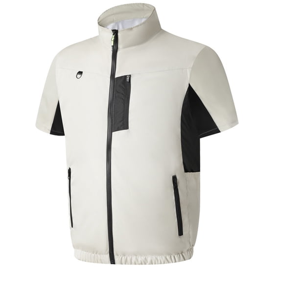 Yaoyar Cooling Vest with Fans Men Women Breathable Short Sleeve Air Conditioned Jacket Stay Cool in Hot Weather