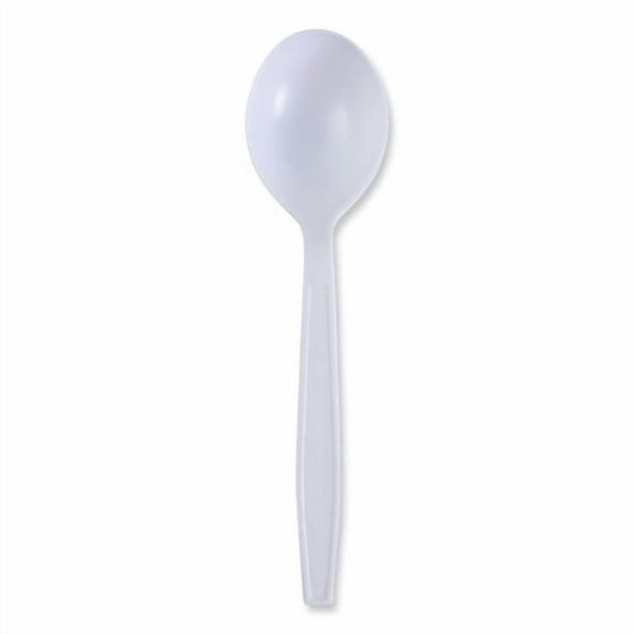 Boardwalk Heavyweight Wrapped Polypropylene Cutlery, Soup Spoon, White, 1,000/Carton, Each