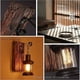 thumbnail image 3 of Aplique de pared de madera retro creativo, farol de arte para tienda, luces retro E27, aplique de pared de vidrio para pasillo de dormitorio, lámparas vintage, lámpara de noche, 3 of 5