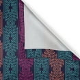 thumbnail image 4 of Ambesonne Bohemian Valance Pack of 2, Modern Boho Vivid Design, 54"X12", Hot Pink Aqua, 4 of 5