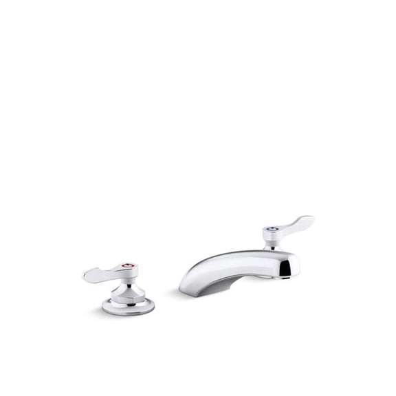 Kohler 800T20-4AKL-CP 1.0 GPM Widespread Bathroom Sink Faucet with Laminar Flow & Lever Handles - Polished Chrome