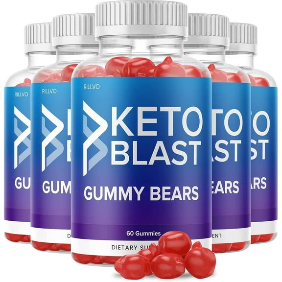 5 Pack Keto Blast Gummies Advanced Ketogenic Formula 300 Gummies