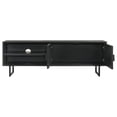 thumbnail image 5 of Marsden 2-door Mango Wood 70-inch TV Stand Charcoal Black, 5 of 11