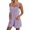 Light Purple, variant on Women Jumpsuits Summer Casual Adjustable Strap Wide Leg Romper Shorts with Pockets All Occasions Wear