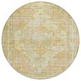 thumbnail image 2 of Addison Rugs Chantille Indoor/Outdoor Traditional Global Gold Machine Washable Round Rug, 8' x 8', 2 of 7