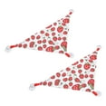 thumbnail image 4 of Triangular Lizard Hammock, Reptile Hanging Lounger Strawberry Pattern 2pcs Strong Bearing Capacity Bite Resistant Comfortable Resting Place For Hamster ANGGREK AC6930, 4 of 8