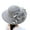 009_Grey, variant on Fascinators Hats for Women Elegant Spring Summer Mesh Sun Hat Flower Wedding Dressy Wide Brim Tea Party Hat Black