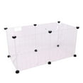 thumbnail image 3 of 6 Panel Pet Pypen Dog Cage Kennel Metal/Pstic Enclosure Val Interior bnco Yuyangstore Parque infantil para perros y gatos, 3 of 8