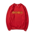 thumbnail image 4 of Womens Sweaters For Women Evil Pumpkin Head Print Pullover Sweatshirt Long Sleeve Autumn Halloween Costumes Lightweight Breathable Polyester Easy To Match Xl Fall Sweaters For Women, 4 of 4