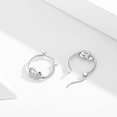 thumbnail image 3 of Coachuhhar Sloth Earrings for Women 925 Sterling Silver Hypoallergenic Sloth Hoop Earrings Cute Animal Earrings Sloth Jewelry Gift for Sloth Lover, 3 of 6