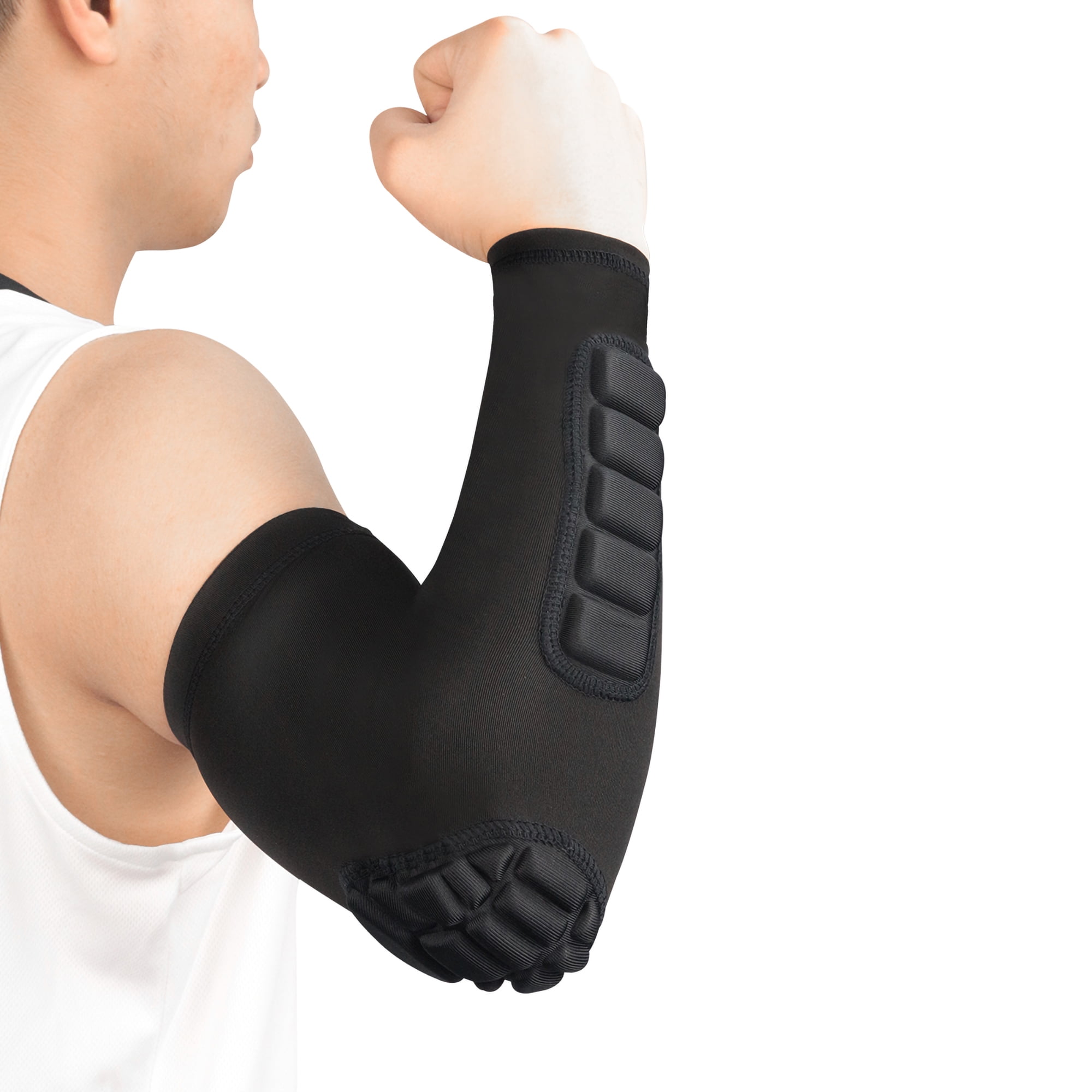 Elastic Elbow Support Sleeve Protector Bandage Arm Brace Guard Basketball Shoot 