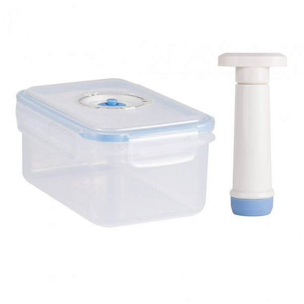 Recipiente al vacío apilable multiusos para horno, recipiente hermético para almacenar alimentos 1.25L