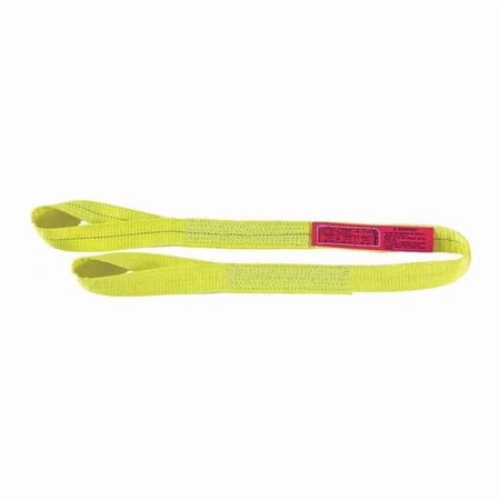 Web Sling Type 4 6 ft L 1 in W Polyester Yellow EE2801DTX6