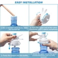 thumbnail image 2 of Paquete de 2 válvulas dispensadoras de agua, válvula dispensadora de jarra de agua, tapa de jarra de agua, boquilla de botella, grifo de plástico reutilizable, 2 of 5