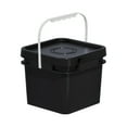 thumbnail image 1 of Seau Carré Seau de Rangement pour Aliments avec Couvercle Seau à Peinture Contenant pour Industrie Pêche Projets d'Arts et d'Artisanat Maison 8 Litres, 1 of 5
