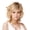 Gold, variant on European and American women's long blonde curly hair wigs fluffy side-parted bangs men's long straight hair wigs