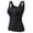 Black, variant on Women Fall Winter Sleepwear,Sleepwear With Built In Bra,Thermal Homewear For Women,Heated Constant Temperature Warm Tank Top For Fall And Winter