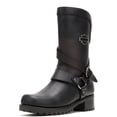 thumbnail image 1 of HARLEY-DAVIDSON FOOTWEAR Bota de motocicleta resistente al agua ámbar para mujer Negro 9 M US, 1 of 5