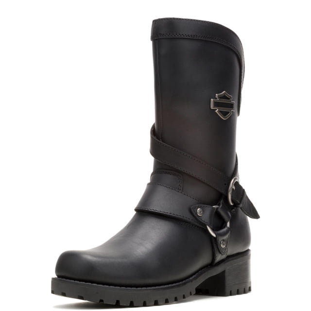 HARLEY-DAVIDSON FOOTWEAR Bota de motocicleta resistente al agua ámbar para mujer Negro 9 M US