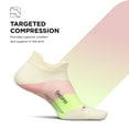 thumbnail image 4 of Feetures Elite Ultra Light Cushion Ankle Socks - Sport Sock with Targeted Compression - Sandy Melon, M (1 Pair), 4 of 7