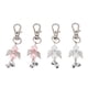 thumbnail image 3 of 30 juegos de llaveros de ángel con forma de campana de ángel blanco y rosa, llavero de perla, decoración para fiesta de baby shower, etiqueta para bolsa de regalo, colgante para llave, recuerdos, 3 of 14