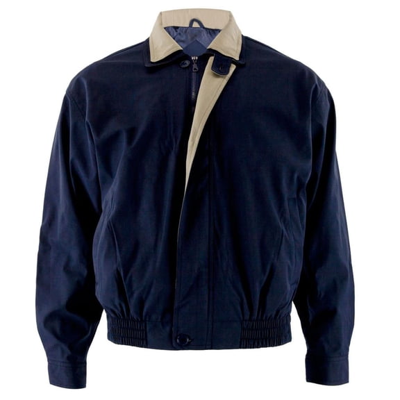 Jibani - Navy Two-Tone Weather Proof Adult Windbreaker Jacket - Large