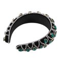 thumbnail image 7 of Unique Bargains Faux Crystal Padded Headband Green, 7 of 7