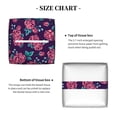 thumbnail image 3 of Rocae Rose Flowers for High-grade Leather Tissue Box, Exquisite Fashionable Design, Office Tissue Box, Waterproof Family Tissue Box, 3 of 8