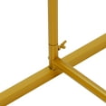 thumbnail image 5 of TOOL1SHOoo Wedding Pole Bracket with Pull Rod and Elastic Cloth Cover,Metal Stand Kit for Wedding/Ceremony/Party Decoration,3.28*6.56ft,Gold,White, 5 of 13