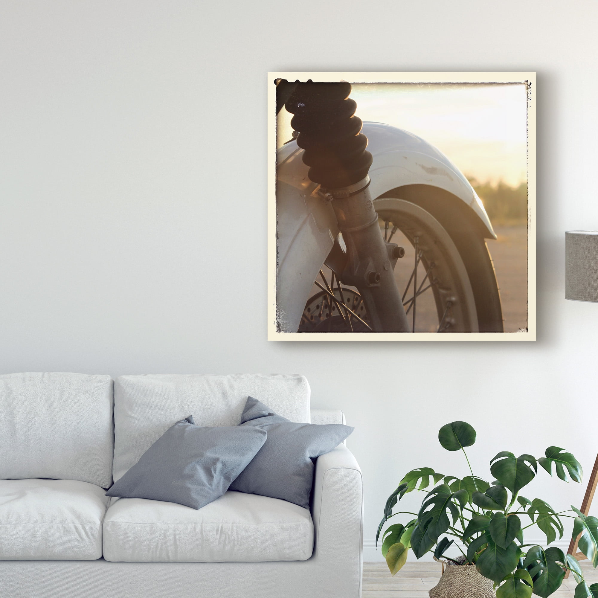 Trademark Fine Art 'Sunset Ride I' Canvas Art by Renee W. Stramel