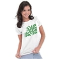 thumbnail image 4 of Clean Green Vegan Protein Healthy Womens Slim Fit Graphic Tee Brisco Brands M, 4 of 5
