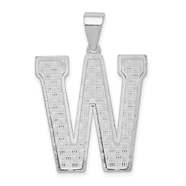 Collier Pendentif Lettre Délicate en Argent Sterling 925 avec Initiale Monogramme