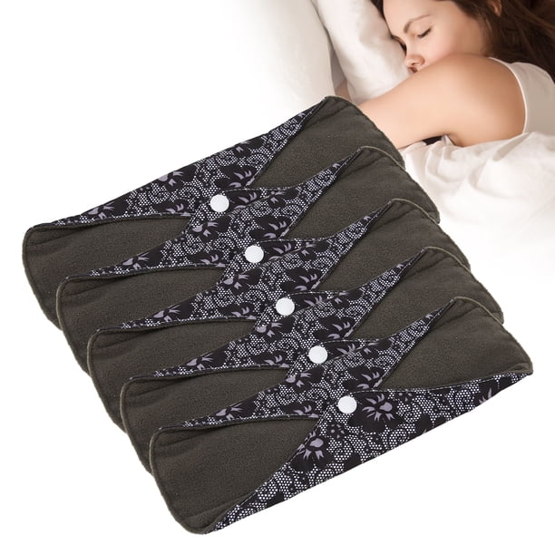 Almohadillas menstruales reutilizables, almohadillas sanitarias lavables almohadillas de incontinencia amigables para la piel uSo para el períado menstrual