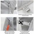 thumbnail image 3 of Mochila ligera para correr para hombres y mujeres, mochila transpirable para bicicleta, mochila con bolsa de agua para ciclismo, chaleco deportivo (gris abuela), 3 of 5