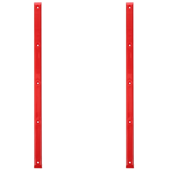 WRITWAA Red Plastic Skateboard Rail Replacement Set 2 Pieces for Skateboard Grinding and Tricks