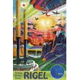 thumbnail image 1 of Retrosci-fi : Histoires de la Star... Rigel Affiche Imprimée par Frank R. Paul (12 x 18), 1 of 1
