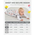 thumbnail image 6 of Baby Sleep Sack 18-24 Months, 100% Organic Cotton Wearable Blanket for Babies, 2-Way Zipper TOG 0.5 Lightweight Breathable Baby Sleeping Bag, 4 Sizes-XL Cotton&Fawn&Grey, 6 of 6