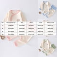 thumbnail image 4 of masbird Toddler Girls Boys Pajama Sets Long Sleeve Top with Pants Cotton Soft Sleepwear 2 Piece Pjs Set 6-12 Months 12-24 Months 2t 3t 4t 5t 6t 7t 8t 9t Children(Khaki,12-18 M), 4 of 8