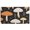 Colorful Mushroom Plant, variant on Colorful Mushroom Plant Black Pattern Door Rugs,Washable Non Slip Door Mats Indoor,Decorative Door Mats,Entry Mat Indoor for Entrance,Bedroom,Kitchen,Bathroom,17"x30"