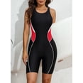 thumbnail image 6 of Attraco One Piece Athletic Swimsuits for Women Boyleg Swimwear Racerback Bathing Suits, 6 of 6