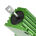 thumbnail image 4 of 25W 8 Ohm Aluminium Housing Chassis Mount Wirewound Power Resistors Green 5pcs, 4 of 4