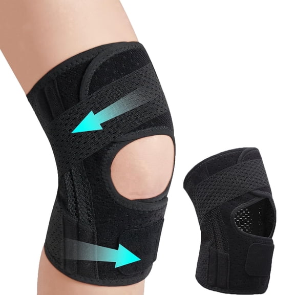 Knee Brace for Women & Men, Knee Brace for Meniscus Tear, Knee Pain Relief, Arthritis, Compression Knee Support Side Stabilizers, Injury Recovery, Running, Workout
