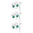 thumbnail image 2 of Sidaley AK6 PLUS Auriculares con cable Jack de 3,5 mm Auriculares con cable desmontable dinámico Auriculares portátiles para correr Cyan con Type1 NO1, 2 of 6