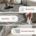 thumbnail image 2 of nuLOOM Tess Moroccan Shag Area Rug, 2' 8" x 8', Runner, Grey, 2 of 15
