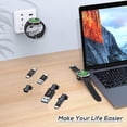 thumbnail image 4 of 3 uds adaptador de carga 10Gbps adaptador de conector de cargador para Garmin Fenix ​​7/7S/7X, 4 of 6